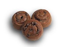 Forrozinho de chocolate recheado com chocolate